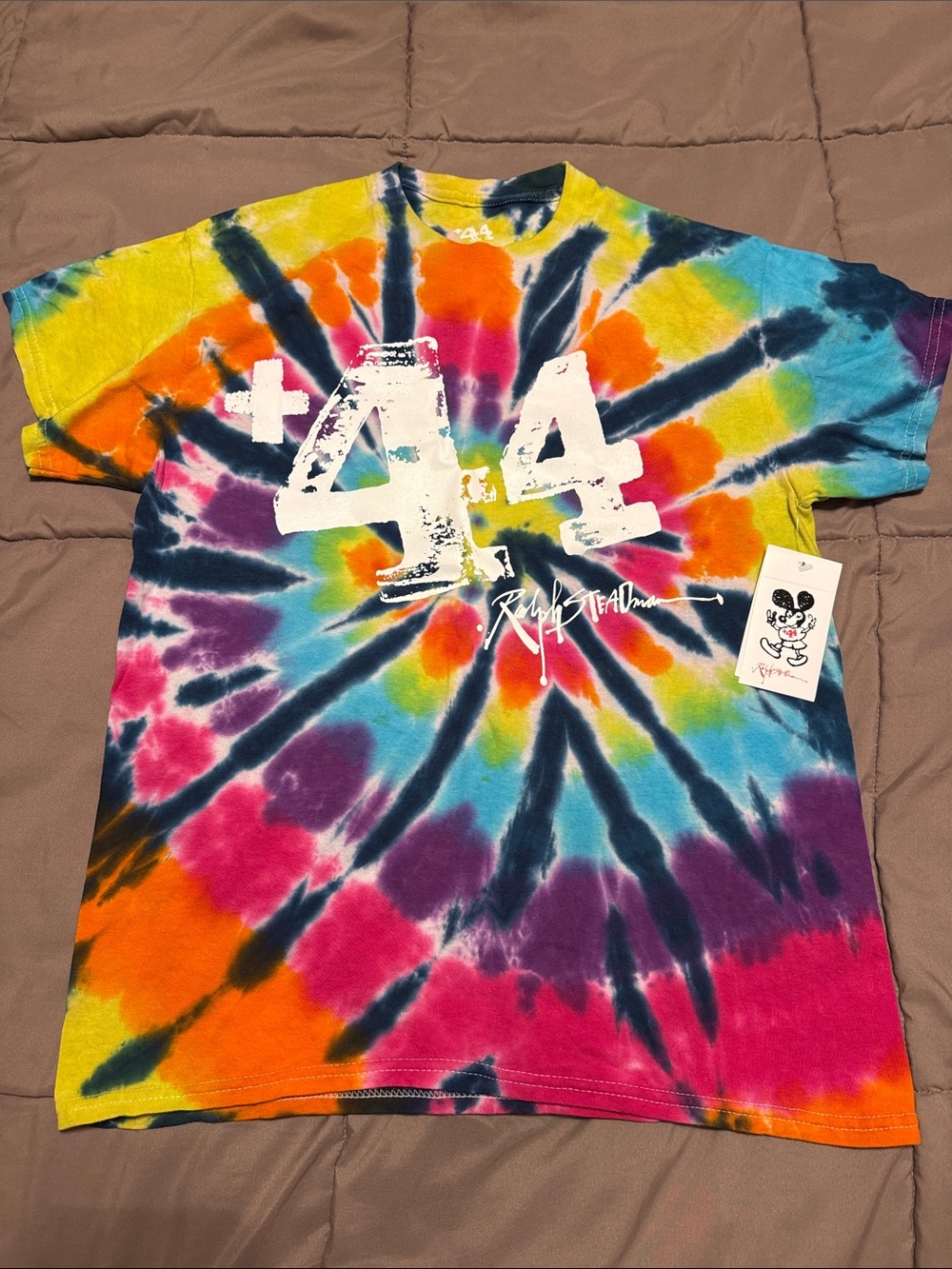 Lewis Hamilton Plus44 Multicolor Tie-Dye +44 Graphic Tee